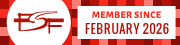 Free Software Foundation member since February 2026.